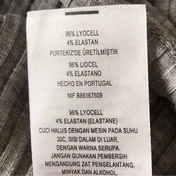 Ted Baker London Rib Detail Jersey Wrap Top Gray Size Small - Picture 8 of 9